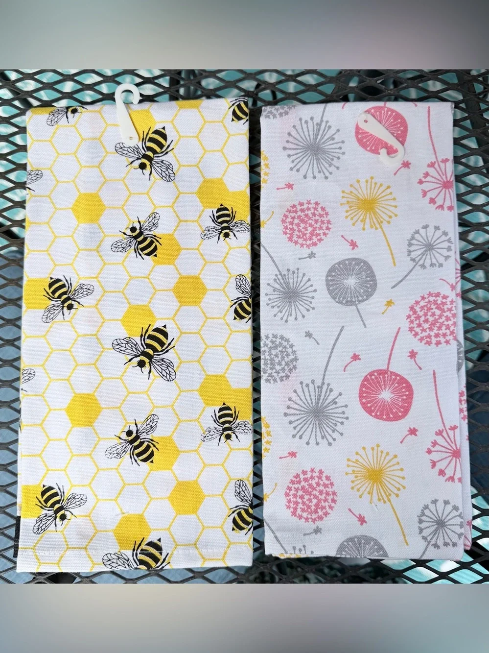 Set of 2 Kitchen Dish Towels - 15” x 25”, 100% Cotton, NWT